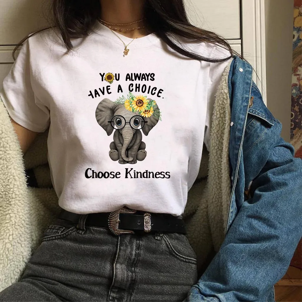 Women Plus Size Print Funny Sunflowers Elephant Short Sleeved Blouse Tops Summer Tops Female shirt plus size
Women Plus Size Print Funny Sunflowers Elephant Short Sleeved Blouse Tops Summer Tops Female shirt plus size