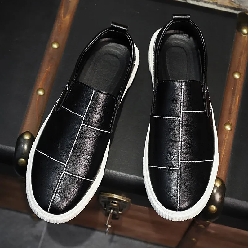 Man Casual Shoes Spring Autumn Mens Slip On Sneakers Classic Male Loafer Driver Skate Shoe Leather Sandals Walking Shoes For Men
Man Casual Shoes Spring Autumn Mens Slip On Sneakers Classic Male Loafer Driver Skate Shoe Leather Sandals Walking Shoes For Men