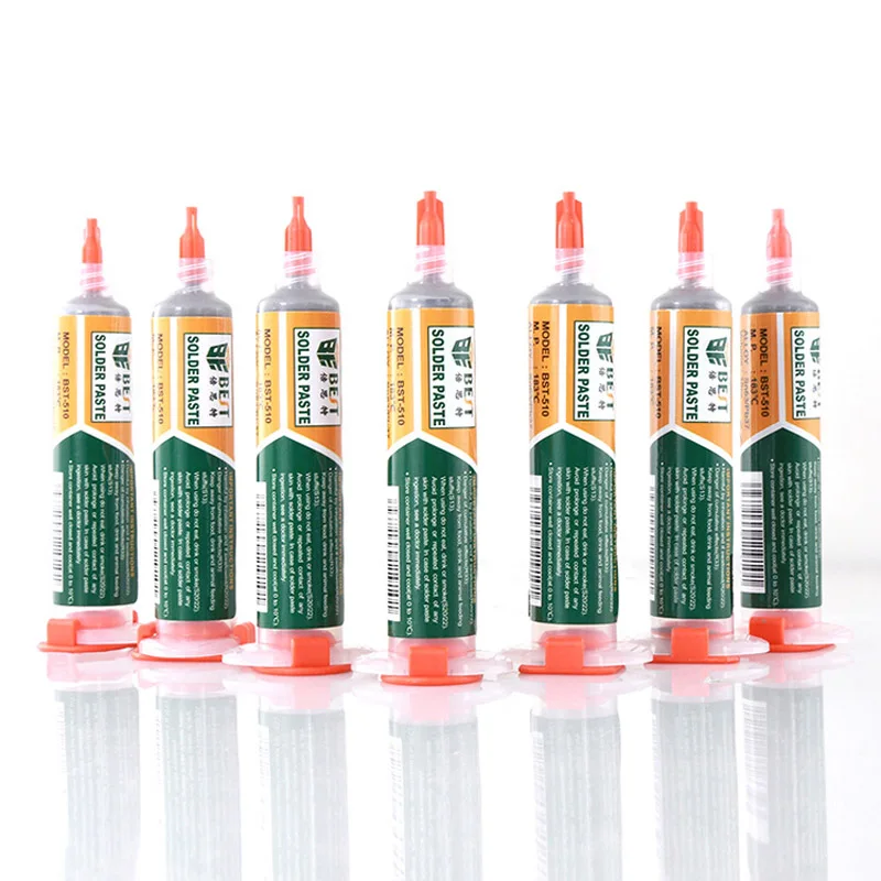 1Pcs 10CC Syringe Solder Paste Medium temperature 183 degree Tin Paste Soldering Flux for Phone PCB BGA Rework Repairing
1Pcs 10CC Syringe Solder Paste Medium temperature 183 degree Tin Paste Soldering Flux for Phone PCB BGA Rework Repairing