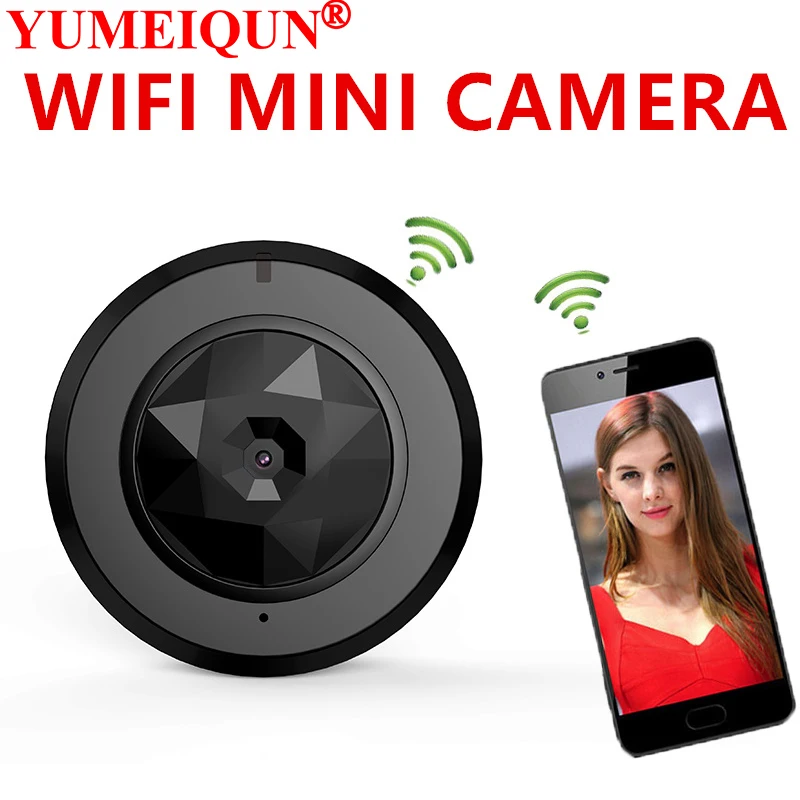 

C6 Micro WIFI Mini Camera With Night Vision HD 720P With Smartphone App And Night Vision IP Home Security Video Cam Camcorder