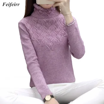 Turtleneck Autumn Winter Pullovers sweater Women 2018 New Korean version Long Sleeve Slim Knitted Sweaters Female Tops
Turtleneck Autumn Winter Pullovers sweater Women 2018 New Korean version Long Sleeve Slim Knitted Sweaters Female Tops