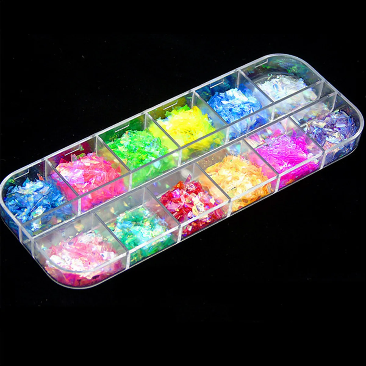 Shell Paper Tin Foil for 3D Nail Stickers Candy Color Mermaid Glitter Flakes Glass Dust Powder Nail Art Decorations with Box
Shell Paper Tin Foil for 3D Nail Stickers Candy Color Mermaid Glitter Flakes Glass Dust Powder Nail Art Decorations with Box