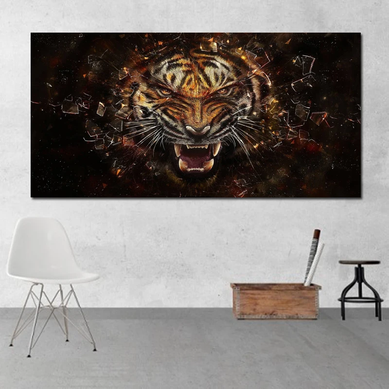 RELIABLI ART Canvas Art Print Postes Tiger Wall Pictures For Living Room Modern Animal Painting Wall Art Print Unframed
RELIABLI ART Canvas Art Print Postes Tiger Wall Pictures For Living Room Modern Animal Painting Wall Art Print Unframed