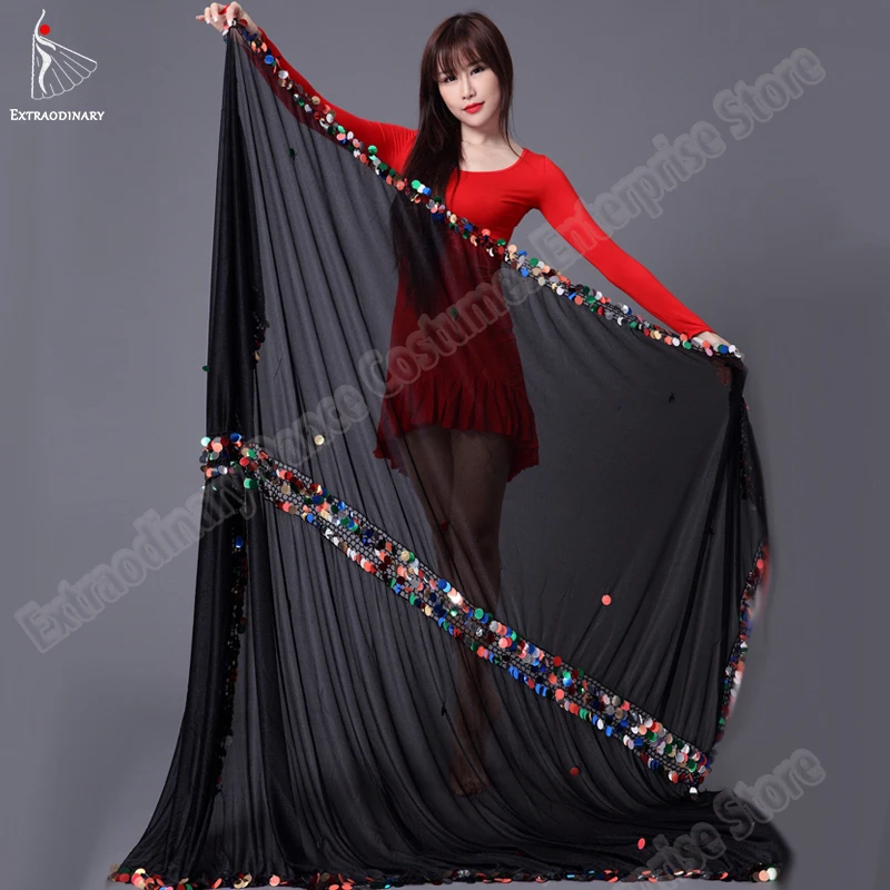 New Belly Dance Scarf Shawl Light Texture Half Stage Performance Accessories Women Belly Dance Veil Sequin Hand Scarf Veils
New Belly Dance Scarf Shawl Light Texture Half Stage Performance Accessories Women Belly Dance Veil Sequin Hand Scarf Veils