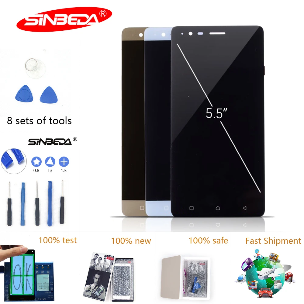 Sinbeda 5.5'' IPS Display For Lenovo K5 Note A7020 LCD Touch Screen with Frame For Lenovo K5 note Display Replacement A7020 LCD
Sinbeda 5.5'' IPS Display For Lenovo K5 Note A7020 LCD Touch Screen with Frame For Lenovo K5 note Display Replacement A7020 LCD