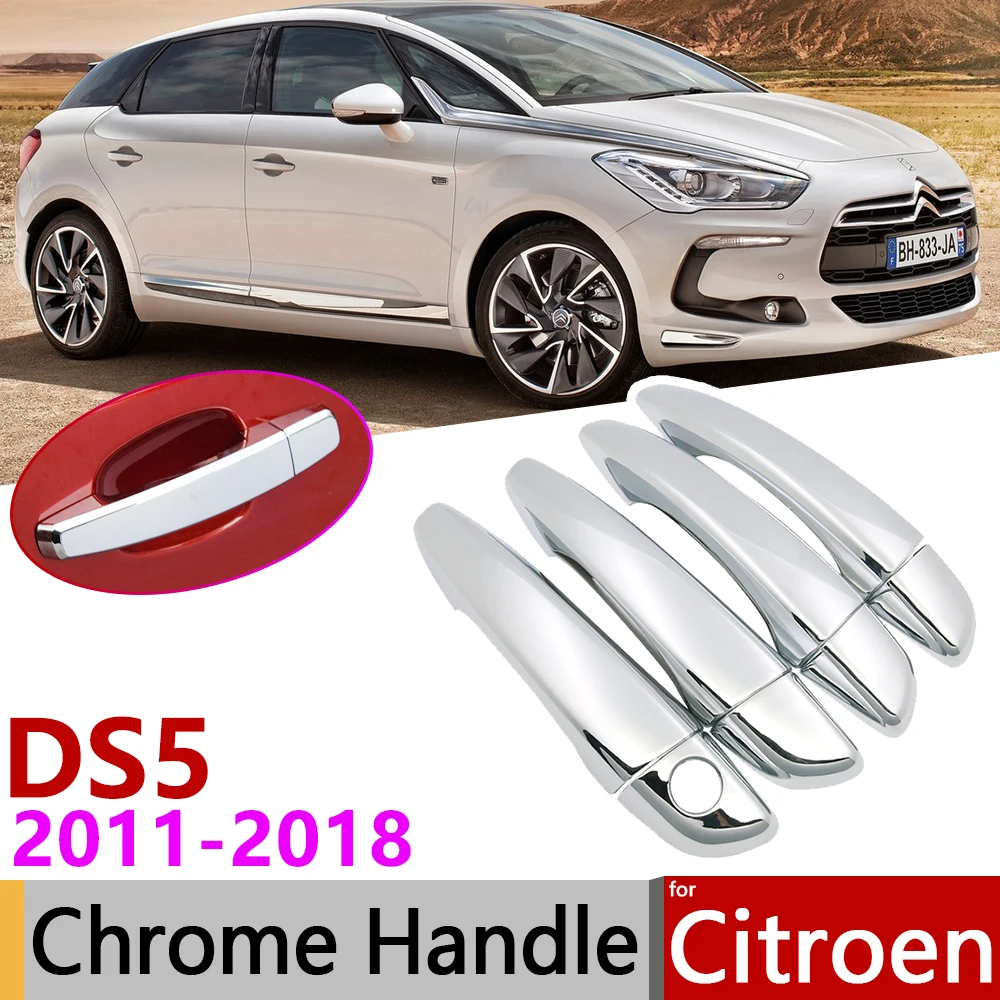 for Citroen DS5 2011~2018 Chrome Exterior Door Handle Cover Car Accessories Stickers Trim Set 2012 2013 2014 2015 2016 2017
for Citroen DS5 2011~2018 Chrome Exterior Door Handle Cover Car Accessories Stickers Trim Set 2012 2013 2014 2015 2016 2017
