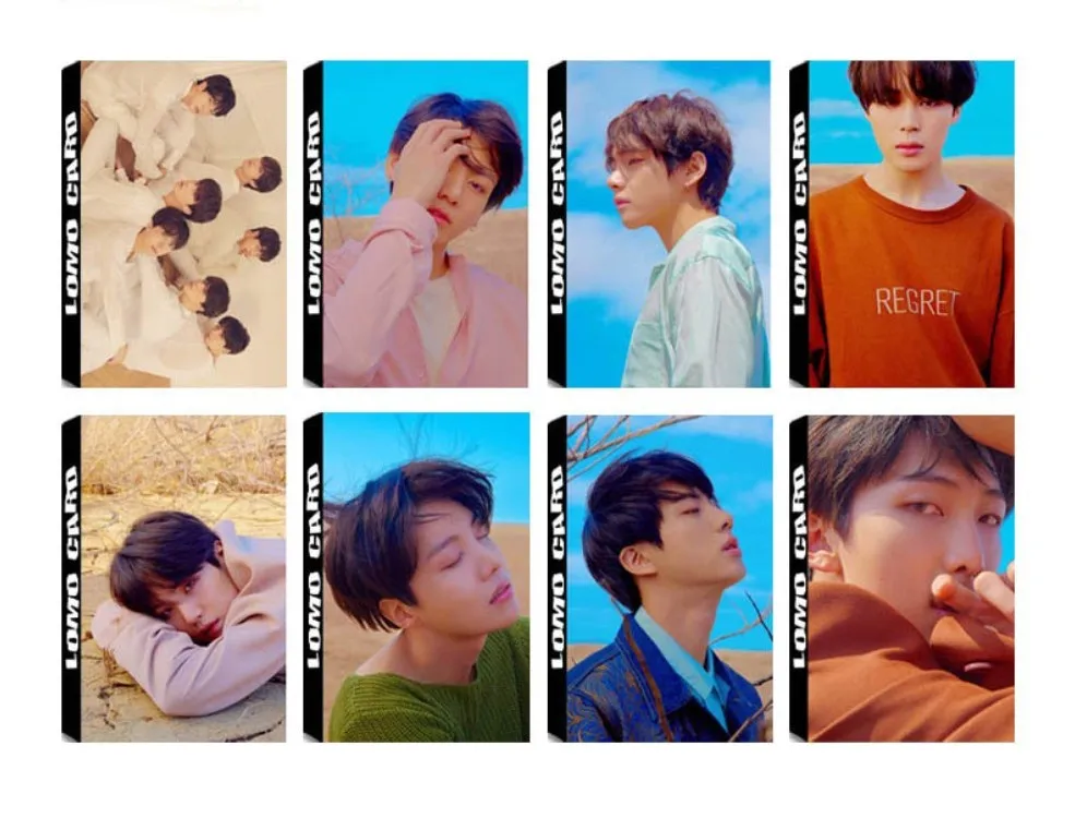 30Pcs/set Kpop Bangtan Boys Fake Love Ablum Picture Photo Cards LOMO Card Postcard poster Decoration Stationery Fans
30Pcs/set Kpop Bangtan Boys Fake Love Ablum Picture Photo Cards LOMO Card Postcard poster Decoration Stationery Fans