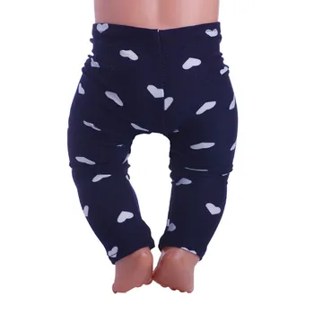 New arrival black heart-shaped pattern tight pants fit 18 inch doll clothes 43cm doll clothes Children best Birthday Gift
New arrival black heart-shaped pattern tight pants fit 18 inch doll clothes 43cm doll clothes Children best Birthday Gift