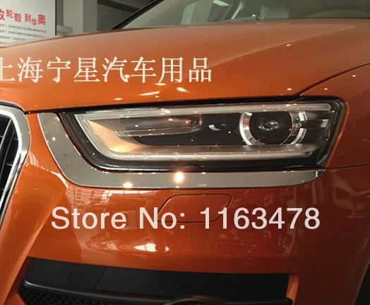 For Audi Q3 2013 2014 2015 2016 ABS Chrome Head Light Eyelid Trim Car Accessories Stickers
For Audi Q3 2013 2014 2015 2016 ABS Chrome Head Light Eyelid Trim Car Accessories Stickers
