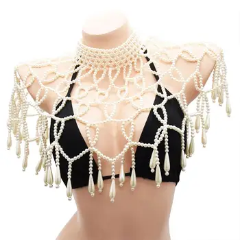Elegant Multilayers Long Tassel Pearl Necklace Women Big Chunky Chokers Collar Necklace Banquet Wedding Party Jewelry Gift
Elegant Multilayers Long Tassel Pearl Necklace Women Big Chunky Chokers Collar Necklace Banquet Wedding Party Jewelry Gift