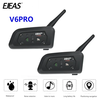 2pcs EJEAS V6 PRO 850mAh Bluetooth Motorcycle Intercom Helmet Headset 6 Riders 1200m Communicator Interphone
2pcs EJEAS V6 PRO 850mAh Bluetooth Motorcycle Intercom Helmet Headset 6 Riders 1200m Communicator Interphone