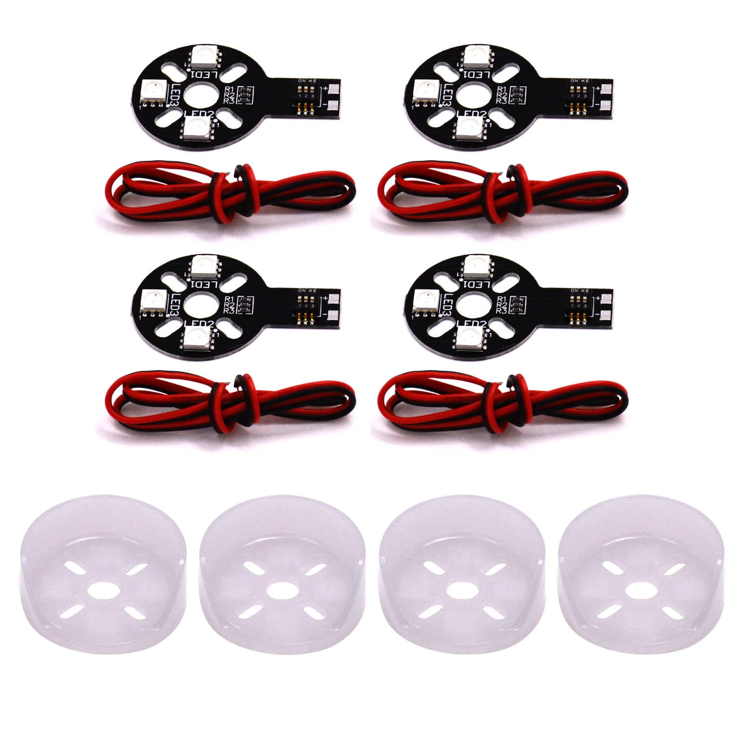 RGB LED Circle Board X6/12V Night lights & Motor cover for QAV250 FPV Multicopter
RGB LED Circle Board X6/12V Night lights & Motor cover for QAV250 FPV Multicopter