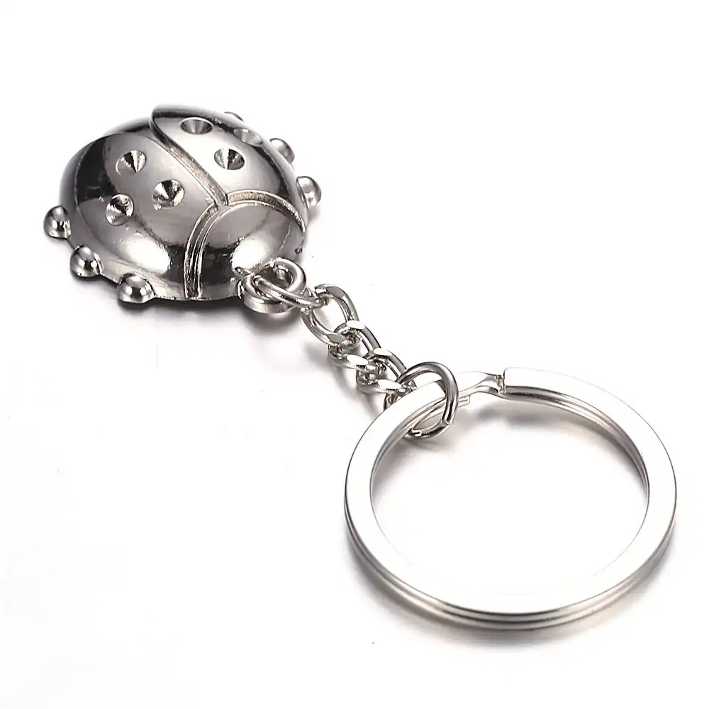new bug beetles keyrings 3d beetles pendant key ring metal chain