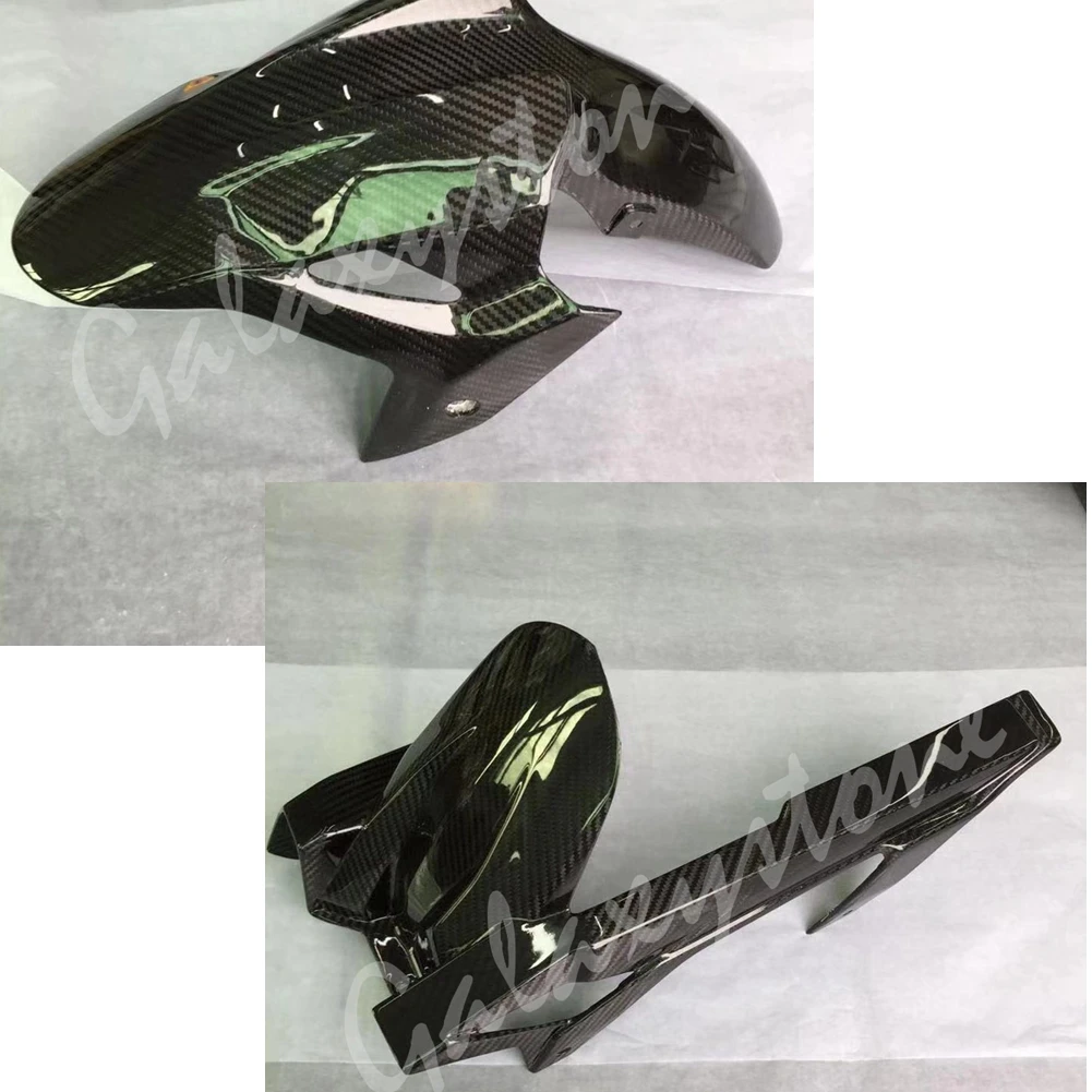 fit for KAWASAKI NINJA 400 2018 Front & Rear Fender Fairing Mudguard Hugger Carbon Fiber Fibre TWILL GLOSSY BLACK
fit for KAWASAKI NINJA 400 2018 Front & Rear Fender Fairing Mudguard Hugger Carbon Fiber Fibre TWILL GLOSSY BLACK
