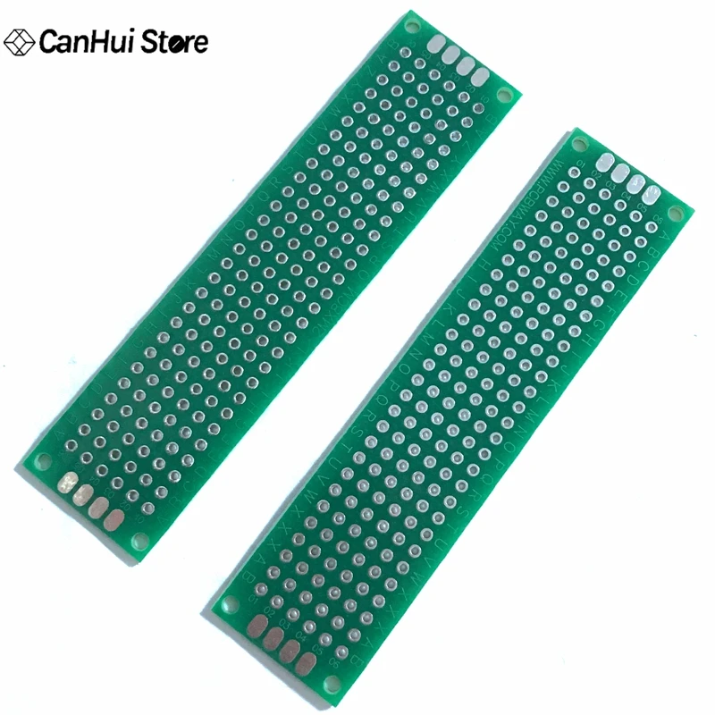 5pcs Double Side Prototype PCB Diy Universal Printed Circuit Board 2x8cm Two-Sided Tin Spray 2*8 CM 20x80 mm Prototype 20*80 mm
5pcs Double Side Prototype PCB Diy Universal Printed Circuit Board 2x8cm Two-Sided Tin Spray 2*8 CM 20x80 mm Prototype 20*80 mm