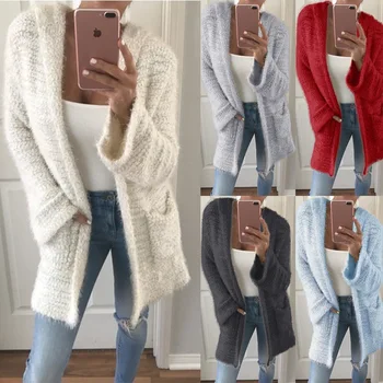 New Woman Autumn Spring Casual Knitted Cardigans Sweaters Thin Long Sleeve Loose Hooded Cardigans Female Black Pink Red Outwear
New Woman Autumn Spring Casual Knitted Cardigans Sweaters Thin Long Sleeve Loose Hooded Cardigans Female Black Pink Red Outwear