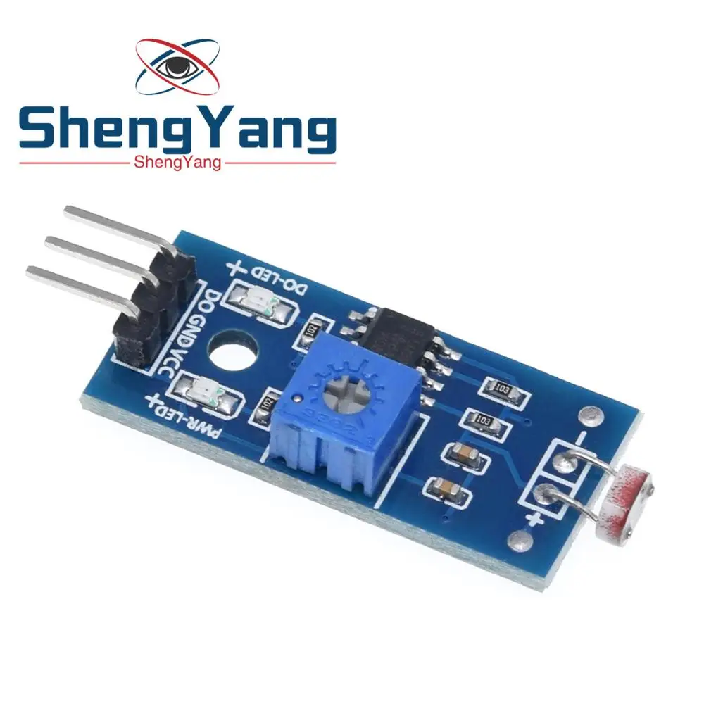Optical Sensitive Resistance Light Detection Photosensitive Sensor Module for arduino 3pin DIY Kit
Optical Sensitive Resistance Light Detection Photosensitive Sensor Module for arduino 3pin DIY Kit