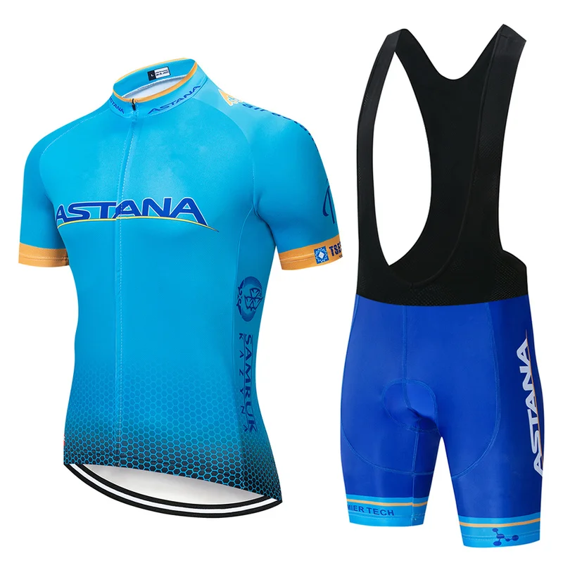 Pro Team ASTANA Cycling bicycle Jersey summer suit breathable bike t-shirts Clothing Maillot Ropa Ciclismo Ropa 9D
Pro Team ASTANA Cycling bicycle Jersey summer suit breathable bike t-shirts Clothing Maillot Ropa Ciclismo Ropa 9D