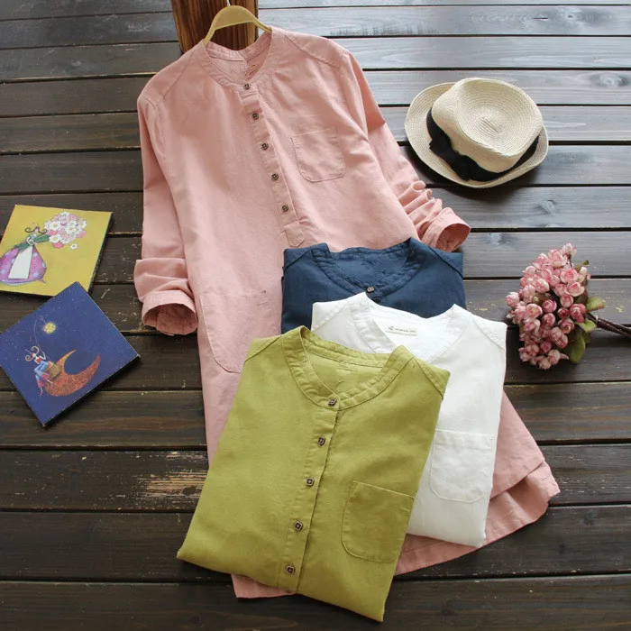 Vadim Real Ukraine Women Free Shipping 2019 Women's Japanese Style Joker Slim Collar Long Sleeve Plain Color Cotton Shirt Dress
Vadim Real Ukraine Women Free Shipping 2019 Women's Japanese Style Joker Slim Collar Long Sleeve Plain Color Cotton Shirt Dress