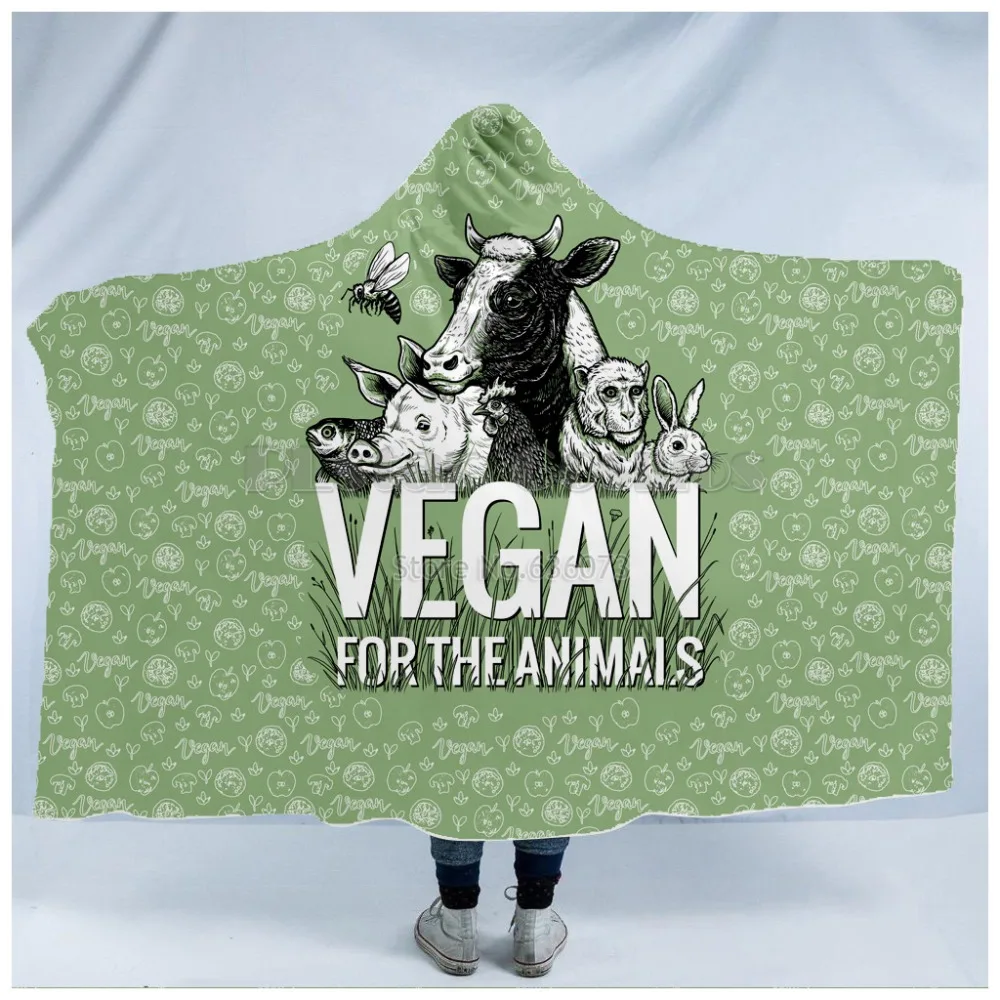 Plstar Cosmos Hot Vegan Cow cosplay Harajuk funny Hooded Blanket 3D full print Wearable Blanket Adults men women
Plstar Cosmos Hot Vegan Cow cosplay Harajuk funny Hooded Blanket 3D full print Wearable Blanket Adults men women