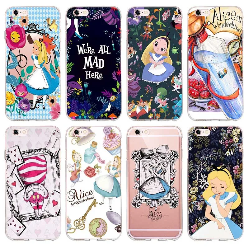 Alice in Wonderland Princess Cartoon iphone 7 plus phone case Para o iphone X 4 5S se 6 6 s 7 8 Plus TPU silicone Tampa Coque
Alice in Wonderland Princess Cartoon iphone 7 plus phone case Para o iphone X 4 5S se 6 6 s 7 8 Plus TPU silicone Tampa Coque