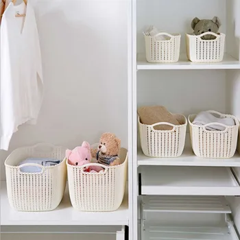 Fashion Storage Basket Box Case Imitation Rattan Desktop Hollow Plastic For Kitchen Bathroom LXY9 JY10
Fashion Storage Basket Box Case Imitation Rattan Desktop Hollow Plastic For Kitchen Bathroom LXY9 JY10