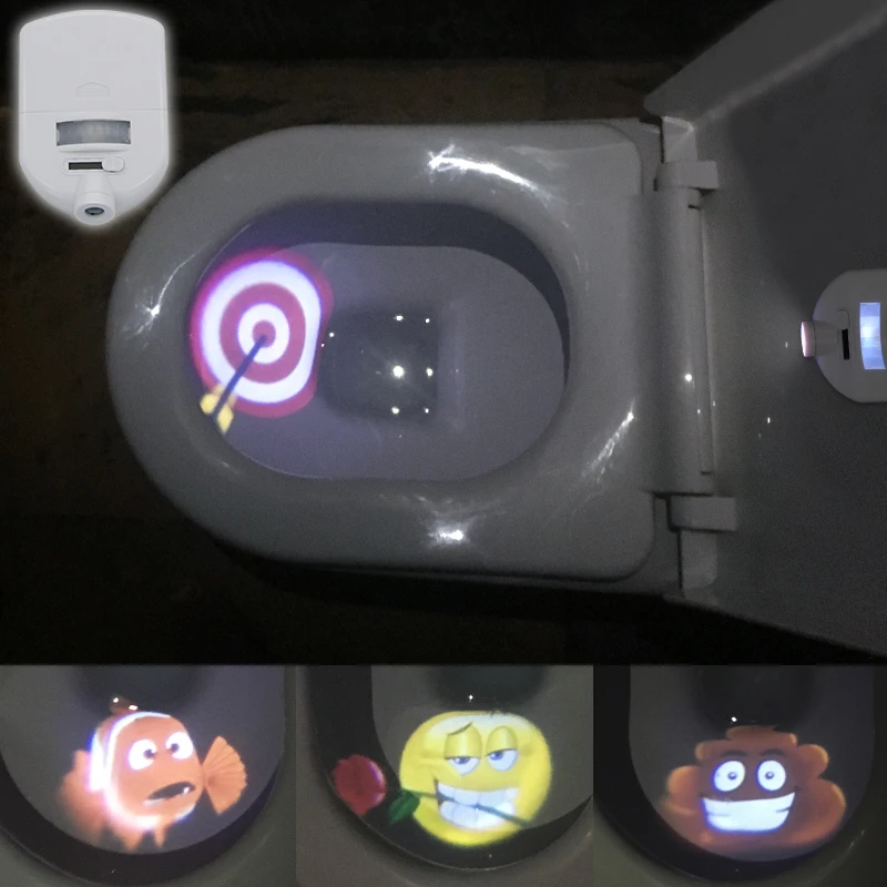 PIR Body Motion Sensor Toilet Light Seat Lighting Backlight Toilet Bowl Auto Night Lamp Sensor Night Light Projector Noveltly
PIR Body Motion Sensor Toilet Light Seat Lighting Backlight Toilet Bowl Auto Night Lamp Sensor Night Light Projector Noveltly