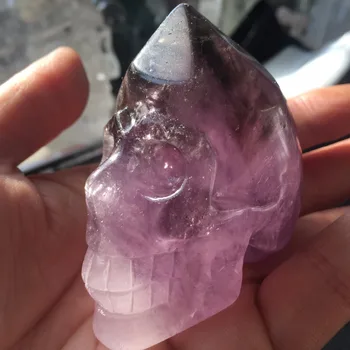 AMSK56(190g) Amethyst Crystal SKULL PORDUCTS healing natural stone reiki crystal minerals carved skulls manualidades cristalls
AMSK56(190g) Amethyst Crystal SKULL PORDUCTS healing natural stone reiki crystal minerals carved skulls manualidades cristalls