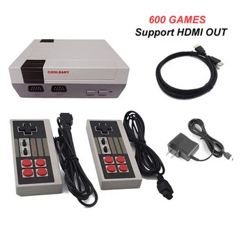 Mini TV Game Console Support HDMI Retro Video Game Console Built-in 8-Bit 600 Classic Games Handheld Gaming Player
Mini TV Game Console Support HDMI Retro Video Game Console Built-in 8-Bit 600 Classic Games Handheld Gaming Player