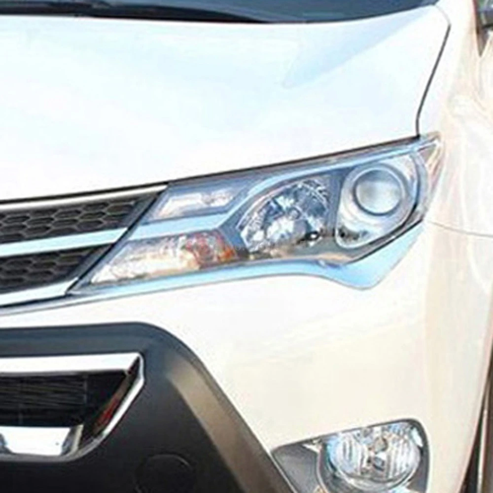 Fit For Toyota RAV4 RAV 4 2013 2014 2015 High Quality ABS Chrome Front Headlight Eyebrow Head Light Lamp Cover Trim 2pcs
Fit For Toyota RAV4 RAV 4 2013 2014 2015 High Quality ABS Chrome Front Headlight Eyebrow Head Light Lamp Cover Trim 2pcs
