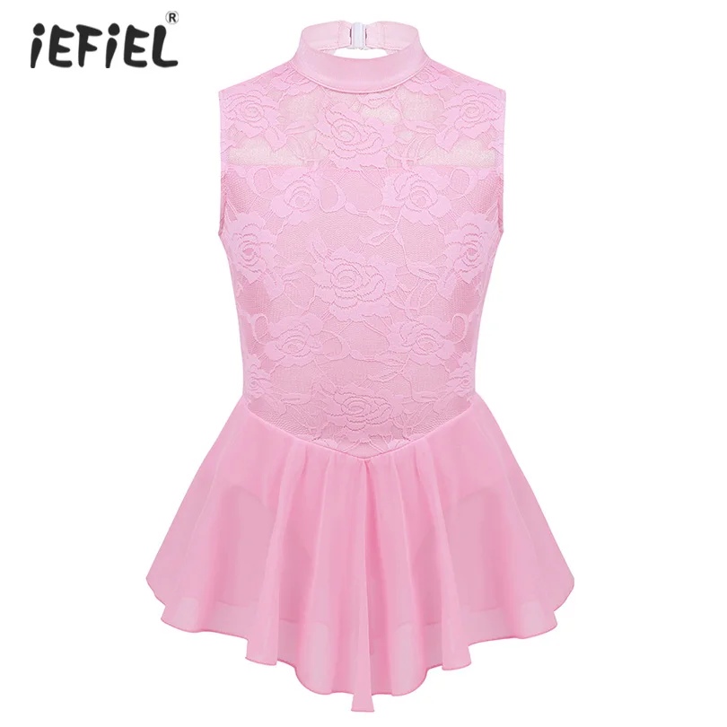 Girls Sleeveless Floral Lace Ballet Ballerina Dress Dancewear Kids Dresses for Girls Ice Roller Skating Gymnastics Leotard Dress
Girls Sleeveless Floral Lace Ballet Ballerina Dress Dancewear Kids Dresses for Girls Ice Roller Skating Gymnastics Leotard Dress
