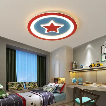 Captain America Modern Led Ceiling Lights for Bedroom Children Boy Room Creative Cartoon Interior Lighting Acrylic Ceiling Lamp
Captain America Modern Led Ceiling Lights for Bedroom Children Boy Room Creative Cartoon Interior Lighting Acrylic Ceiling Lamp