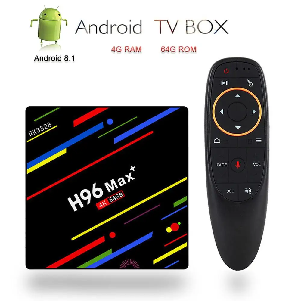 Mecool H96 Max Plus TV Box Android 8.1 Smart TV 4K Set Top Box Voice Control H.265 Dual WiFi Media Player 4G RAM 64 ROM RK3328
Mecool H96 Max Plus TV Box Android 8.1 Smart TV 4K Set Top Box Voice Control H.265 Dual WiFi Media Player 4G RAM 64 ROM RK3328