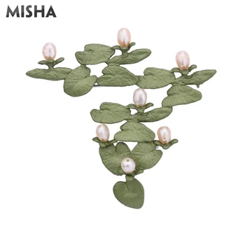 MISHA Tendy Pearl Brooch Jewelry Freshwater Pearl High Quality Handmade Jewelry Luxury Brooch Pins For Wedding Party Gifts 2357
MISHA Tendy Pearl Brooch Jewelry Freshwater Pearl High Quality Handmade Jewelry Luxury Brooch Pins For Wedding Party Gifts 2357