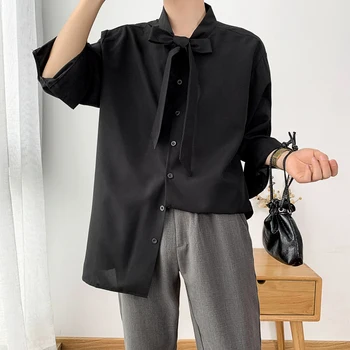 2019 Summer Men's New Loose Necktie Decoration Clothes Shirts Seven Minutes Short Sleeve High Quality Fabrics Shirt Size M-5XL
2019 Summer Men's New Loose Necktie Decoration Clothes Shirts Seven Minutes Short Sleeve High Quality Fabrics Shirt Size M-5XL