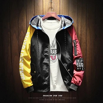 2019 Vintage Patchwork Jacket Men Waterproof Loose Zipper Tracksuit Casual Coat Streetwear Hip Hop Hooded Jackets Men 50nx52 
2019 Vintage Patchwork Jacket Men Waterproof Loose Zipper Tracksuit Casual Coat Streetwear Hip Hop Hooded Jackets Men 50nx52