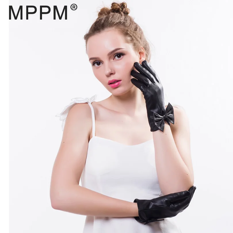 MPPM Winter Real Leather Gloves 2017 Butterfly Decoration Fashion Women Gloves Genuine Sheepskin Gloves Black Bow Leather
MPPM Winter Real Leather Gloves 2017 Butterfly Decoration Fashion Women Gloves Genuine Sheepskin Gloves Black Bow Leather