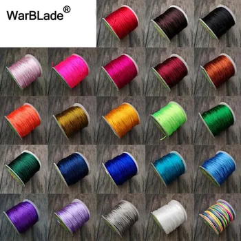 

60M/Spool 1.5mm 2mm 2.5mm Nylon Cord Thread Chinese Knot Cotton Cord String DIY Beading Tassels Braided Bracelet Jewelry Making