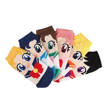 Sailor Moon Mercury Mars Jupiter Venus Cute Cartoon Socks Spring Summer Casual Women's Fashion Cotton Sneaker Socks
Sailor Moon Mercury Mars Jupiter Venus Cute Cartoon Socks Spring Summer Casual Women's Fashion Cotton Sneaker Socks