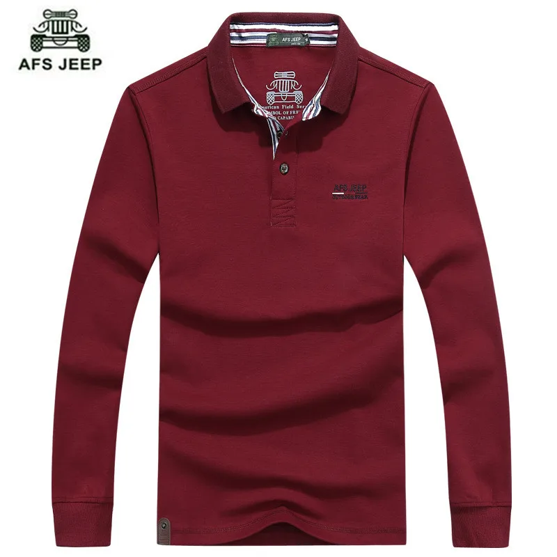 AFS JEEP HOT sell 2016 new fashion Long sleeved polo t male youth men's cotton casual polo shirt 5 color M-3XL brand men
AFS JEEP HOT sell 2016 new fashion Long sleeved polo t male youth men's cotton casual polo shirt 5 color M-3XL brand men