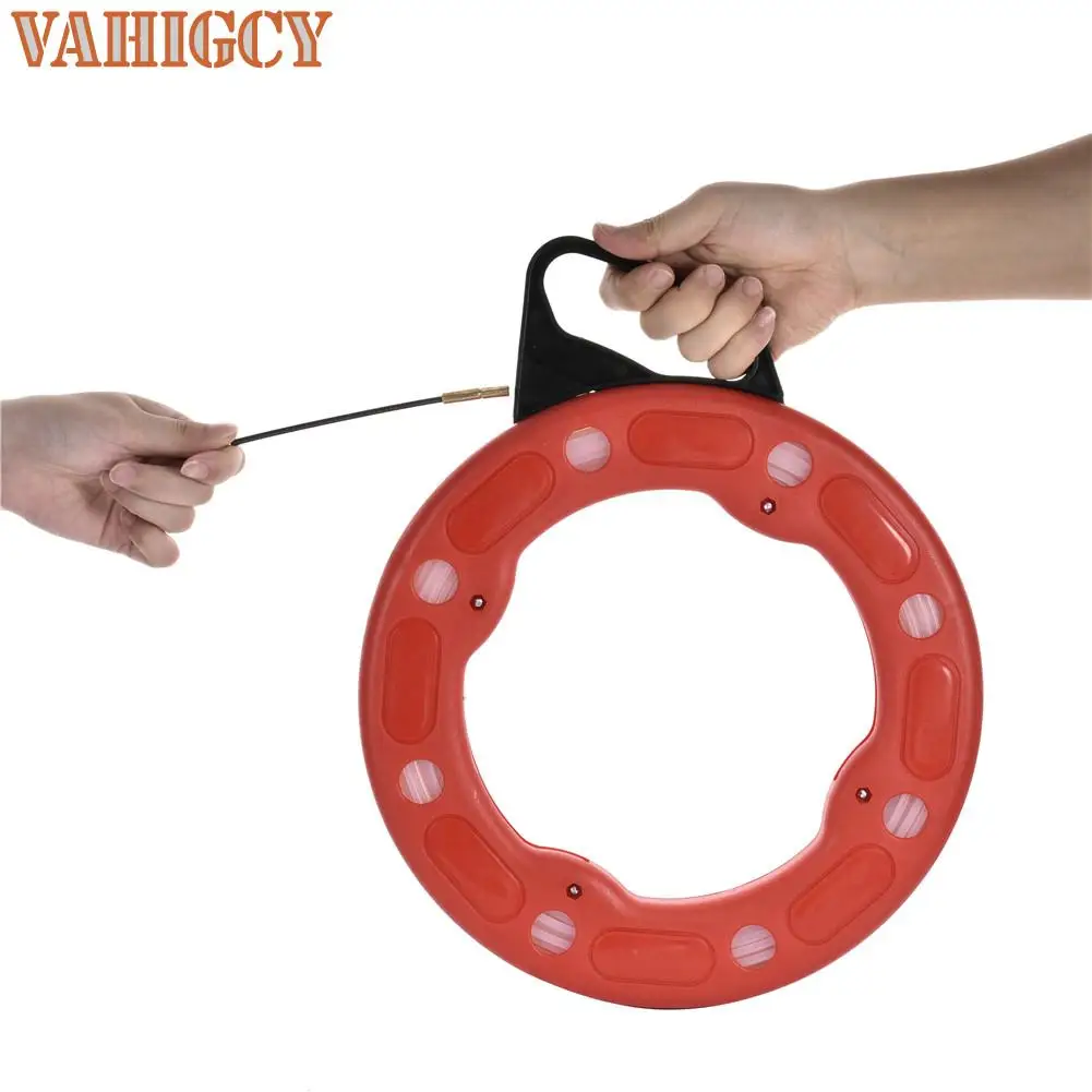 30M Nylon Fish Tape with Case for Heavy Duty Wire Pulls Conduit Measuring Snaking Thread or Pulling Cables Tools
30M Nylon Fish Tape with Case for Heavy Duty Wire Pulls Conduit Measuring Snaking Thread or Pulling Cables Tools