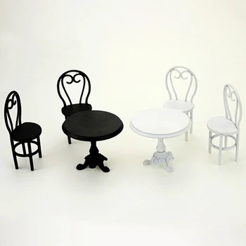 1/12 Dollhouse Miniature Accessories Mini Metal Dining Table Chair Set Simulation Furniture Model Toys for Doll House Decoration
1/12 Dollhouse Miniature Accessories Mini Metal Dining Table Chair Set Simulation Furniture Model Toys for Doll House Decoration