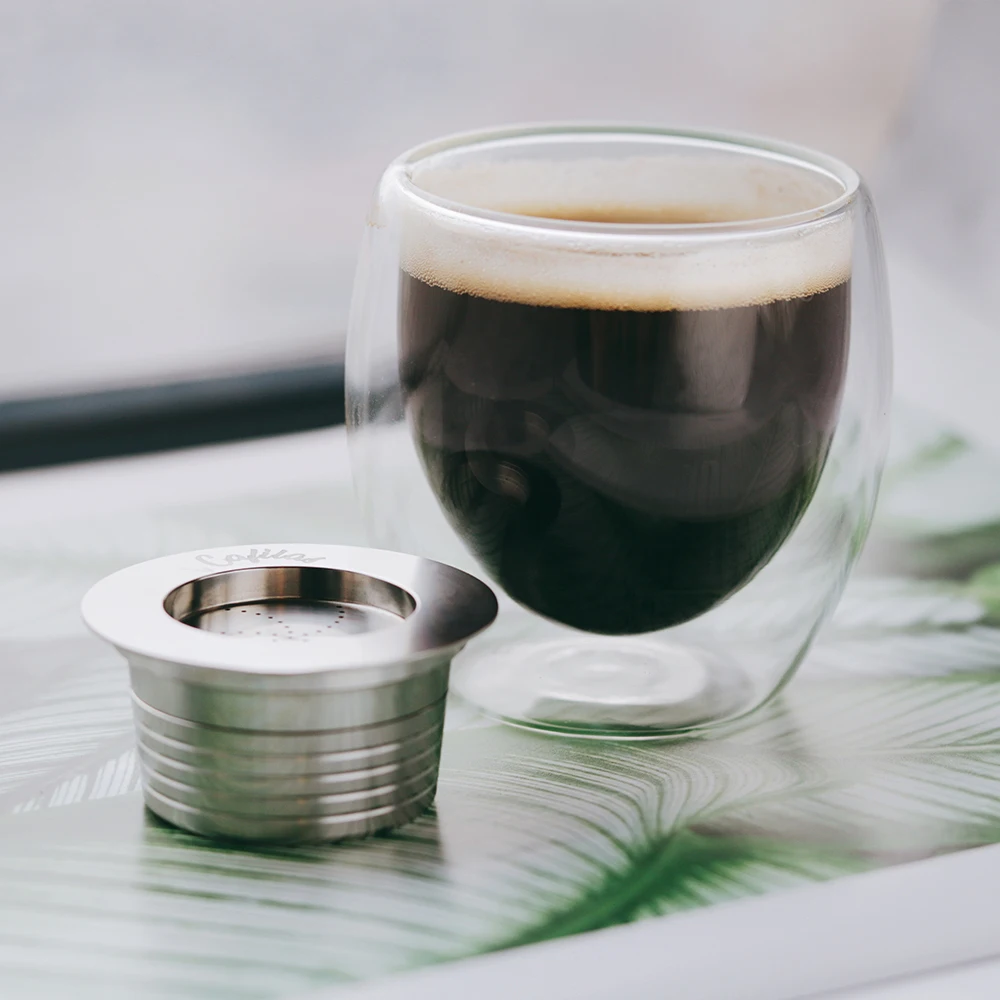 ICafilas Stianless Steel Reusable Lavazza Blue Coffee Capsule Pod Cup Dripper Filters For Lavazza Machine
ICafilas Stianless Steel Reusable Lavazza Blue Coffee Capsule Pod Cup Dripper Filters For Lavazza Machine