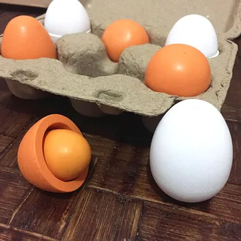 Baby Toys Simulation Egg 6Pcs/Set Wooden Toys Educational Pretend Play Kitchen Food Cooking Toy Wooden Eggs Birthday Gift
Baby Toys Simulation Egg 6Pcs/Set Wooden Toys Educational Pretend Play Kitchen Food Cooking Toy Wooden Eggs Birthday Gift