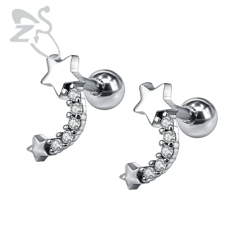 New Lately Ear Stud For Ear Piercing Attractive Meteor Design Cartilage Stud Earrings 316L Surgical Steel Ear Piercing Jewelry
New Lately Ear Stud For Ear Piercing Attractive Meteor Design Cartilage Stud Earrings 316L Surgical Steel Ear Piercing Jewelry