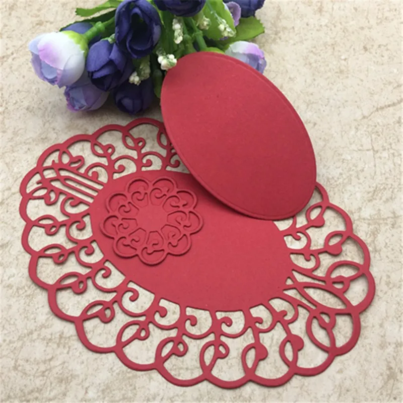 Oval flower background Metal Cutting Dies Stencils For Card Making Decorative Embossing Suit Paper Cards Stamp DIY
Oval flower background Metal Cutting Dies Stencils For Card Making Decorative Embossing Suit Paper Cards Stamp DIY