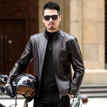 Autumn Winter Men's New Blazer High Quality Single Jacket Men Soft Pu Leather Clothing Brand Jackets Top Coat Men's Clothes
Autumn Winter Men's New Blazer High Quality Single Jacket Men Soft Pu Leather Clothing Brand Jackets Top Coat Men's Clothes