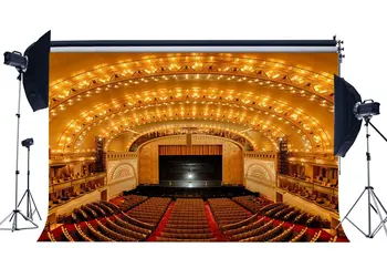 Luxurious Conference Hall Backdrop Elegant Cinema Theatre Golden Shining Stage Lights Interior Background
Luxurious Conference Hall Backdrop Elegant Cinema Theatre Golden Shining Stage Lights Interior Background