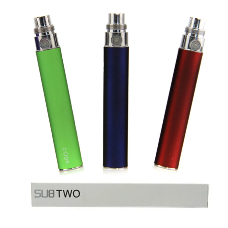 5PCS SubTwo Ego-t battery e cigarette 510 Thread battery 650/900/1100mah vaporizer electronic ego vape ce4 ce5 ce6 atomizers