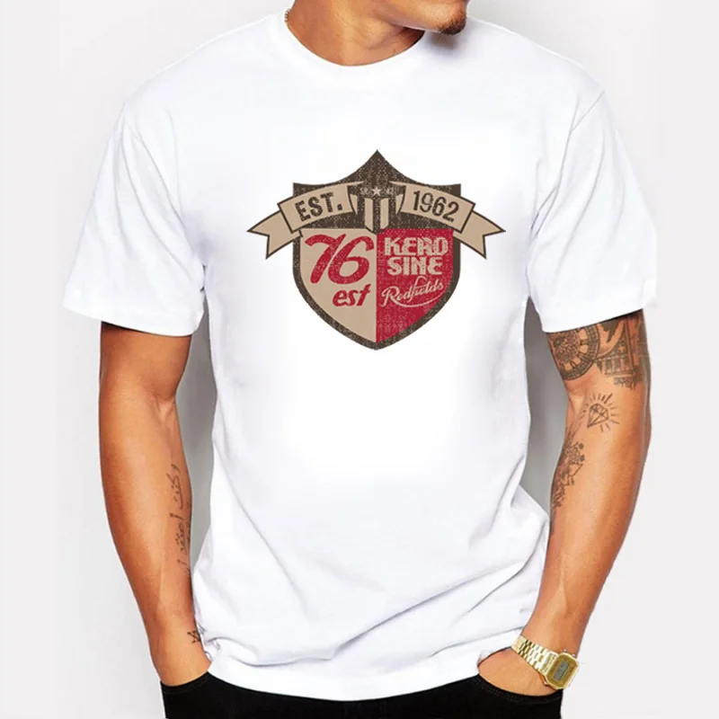 BLWHSA Men's Cotton Short Sleeved T-shirt EST 1962 72 Esf Kero Sine Redfield Fashion Men Hip Hop Funny T Shirts Clothing
BLWHSA Men's Cotton Short Sleeved T-shirt EST 1962 72 Esf Kero Sine Redfield Fashion Men Hip Hop Funny T Shirts Clothing